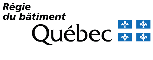 Logo officiel de la Régie du bâtiment du Québec.